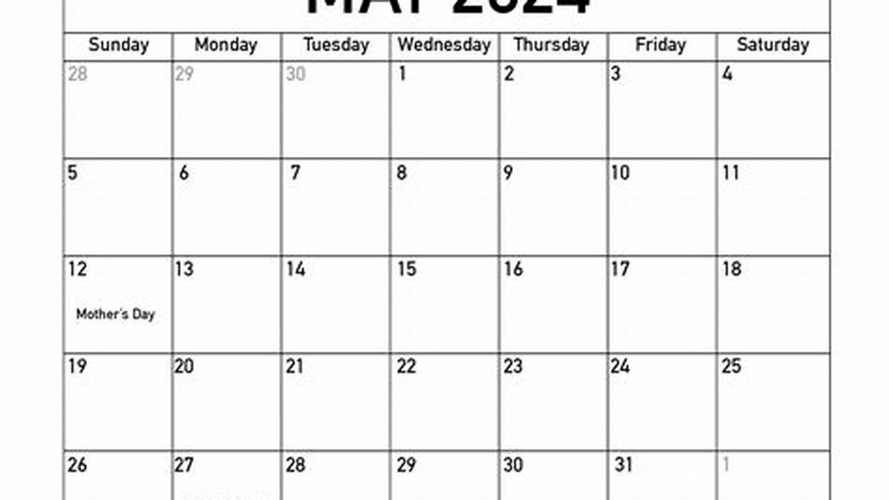 May June 2024 Calendar With Holidays Calendar