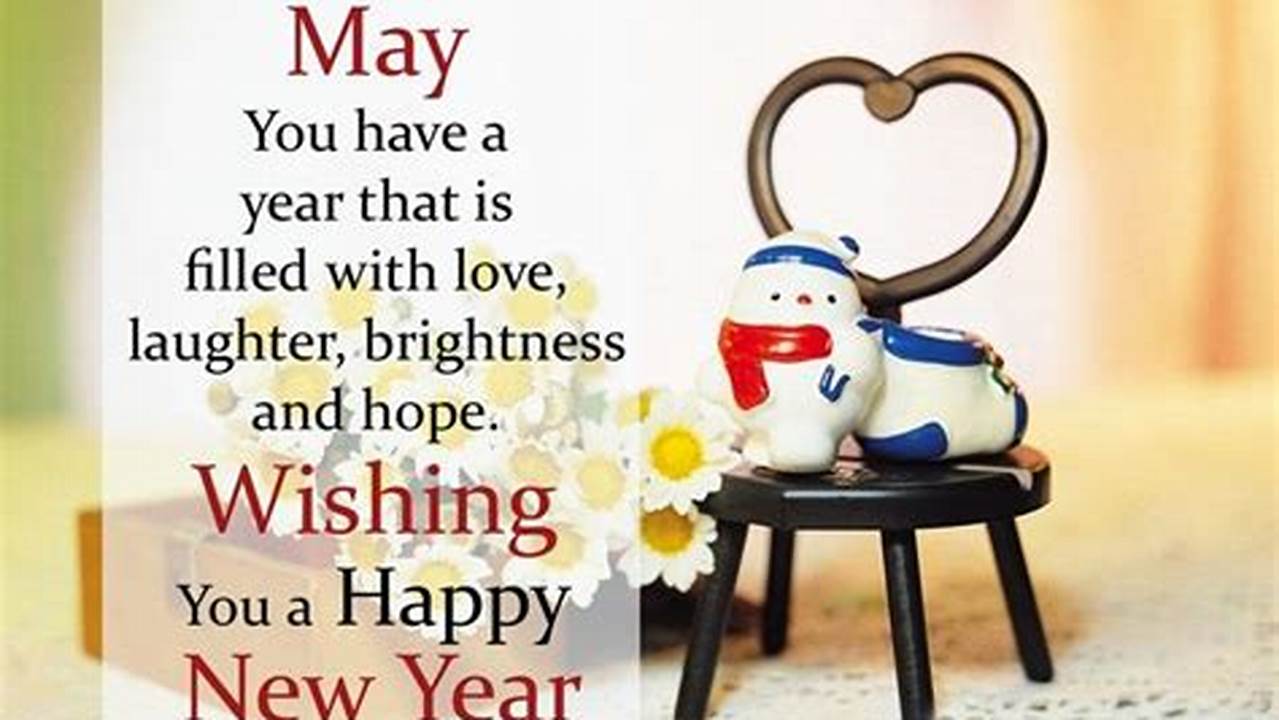 May This Year Be Filled With Love And Laughter., 2024