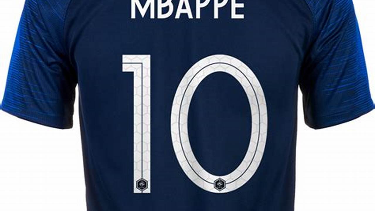 Mbappe Jersey Number France