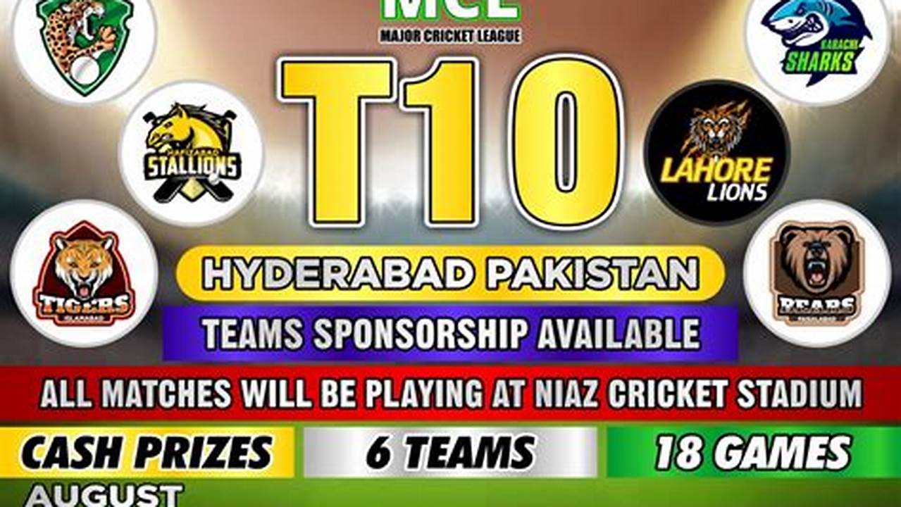 Mcl Cricket League 2024 Schedule