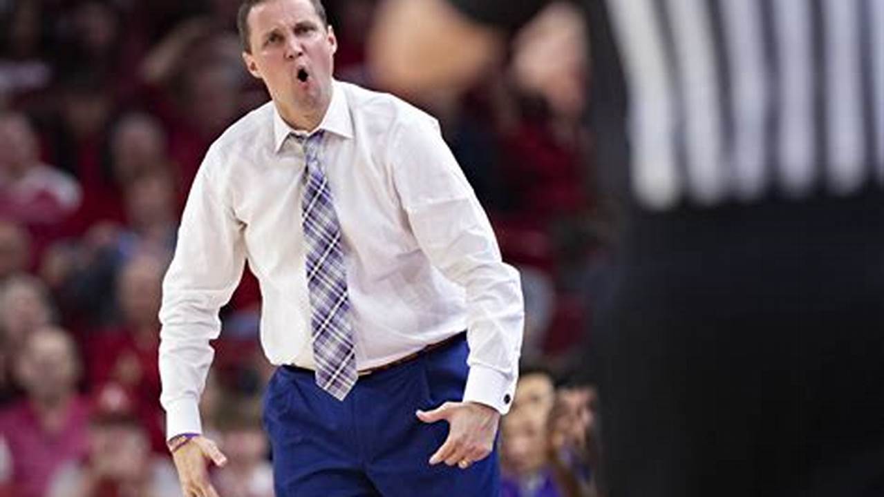 Mcneese State Coach Will Wade, Second Lfrom Eft, Reacts With His Team During An Ncaa College Basketball Game., 2024