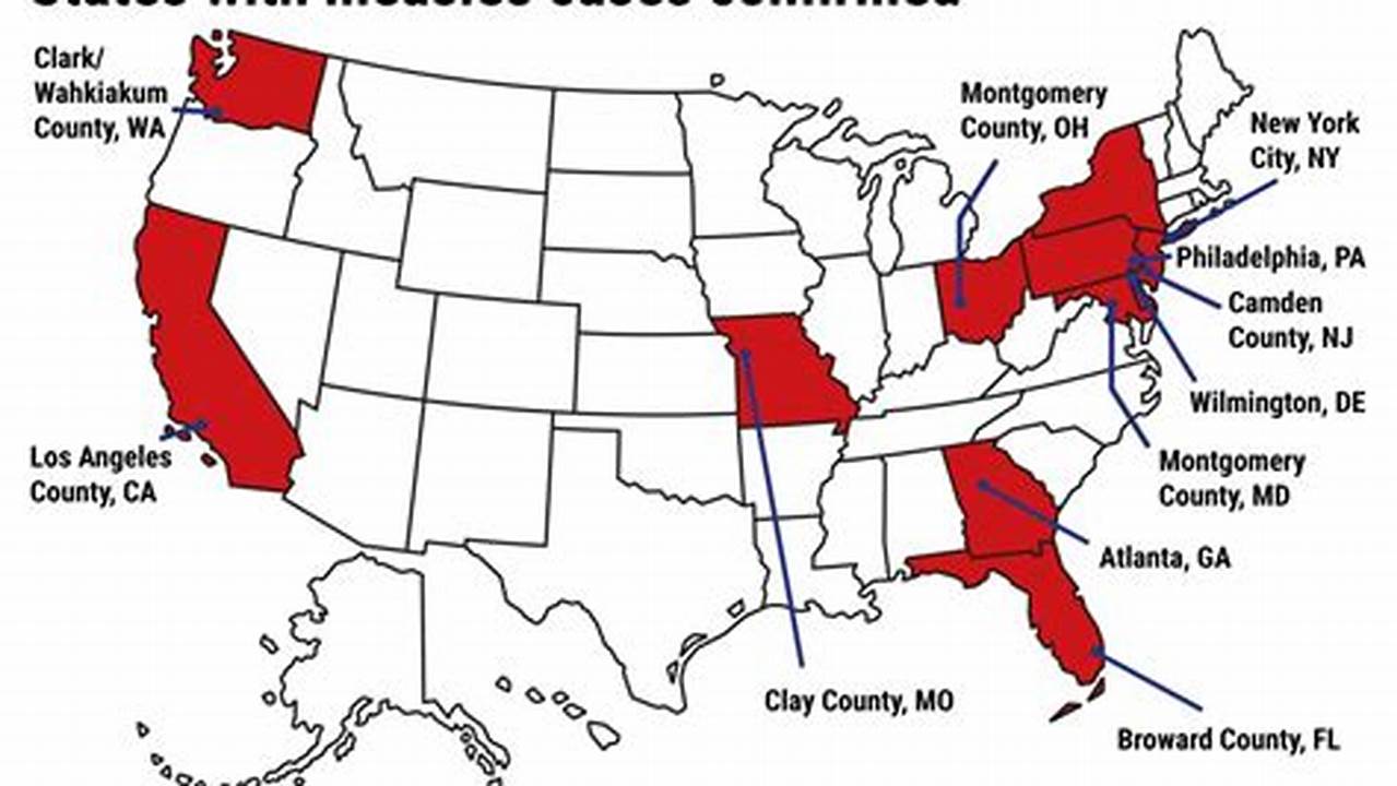 Measles Outbreak Map 2024