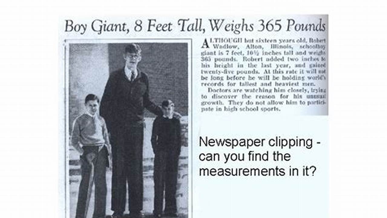 Measurement, News