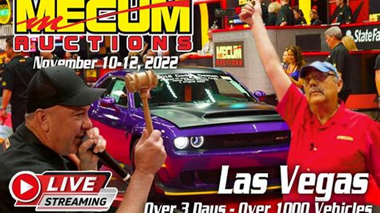 Mecum Las Vegas 2024 Live Stream