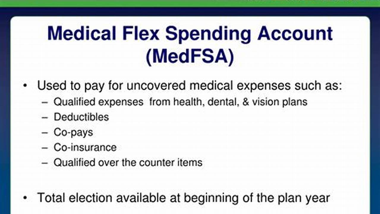 Medical Flex Spending Limits 2024