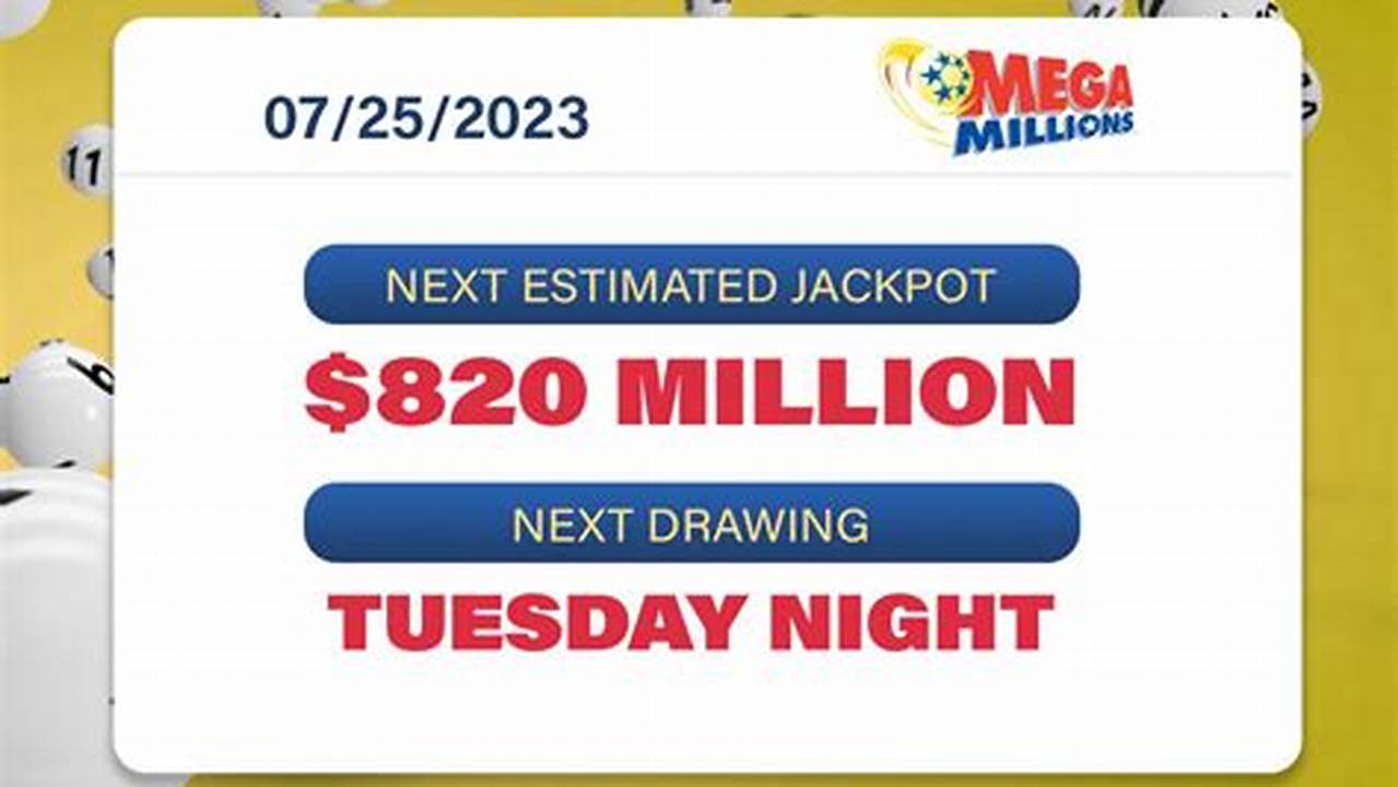 Mega Millions Numbers For Tuesday 23Rd January 2024., 2024