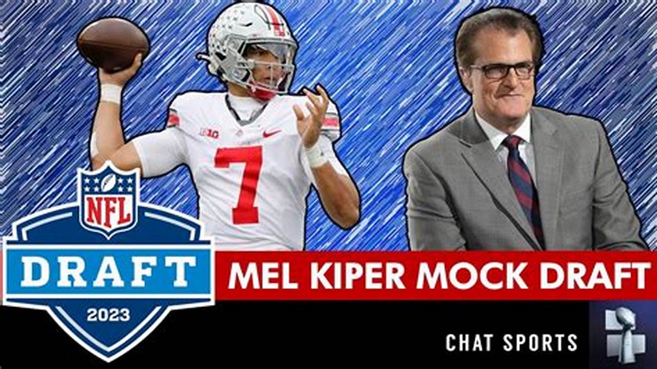Mel Kiper Mock Draft 2024 1.0