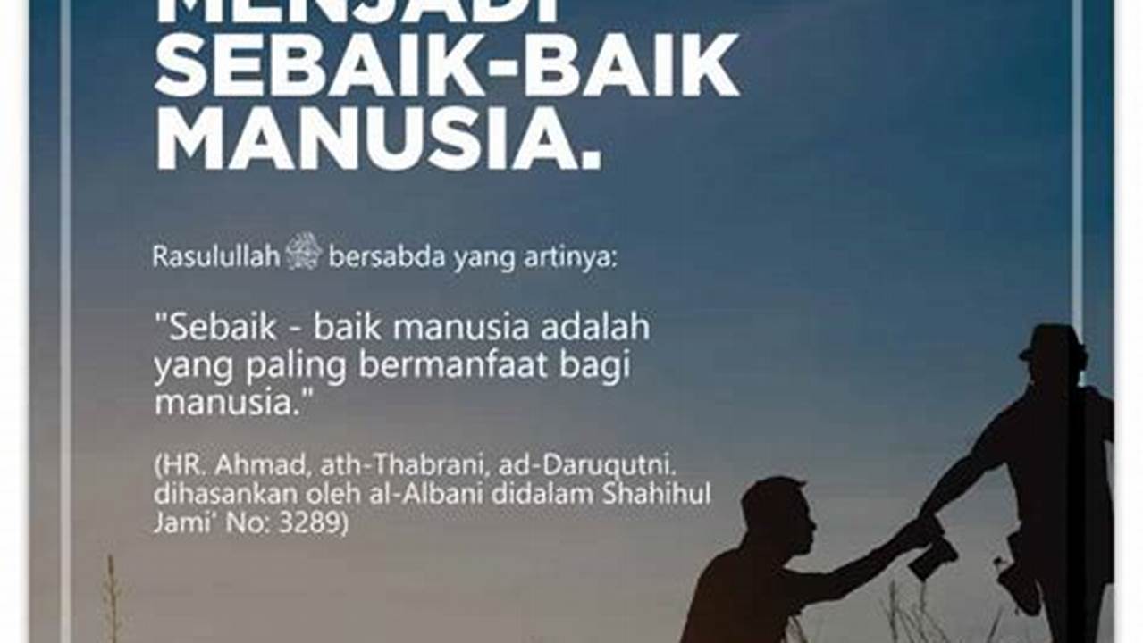 Membentuk Masyarakat Yang Lebih Baik, Manfaat