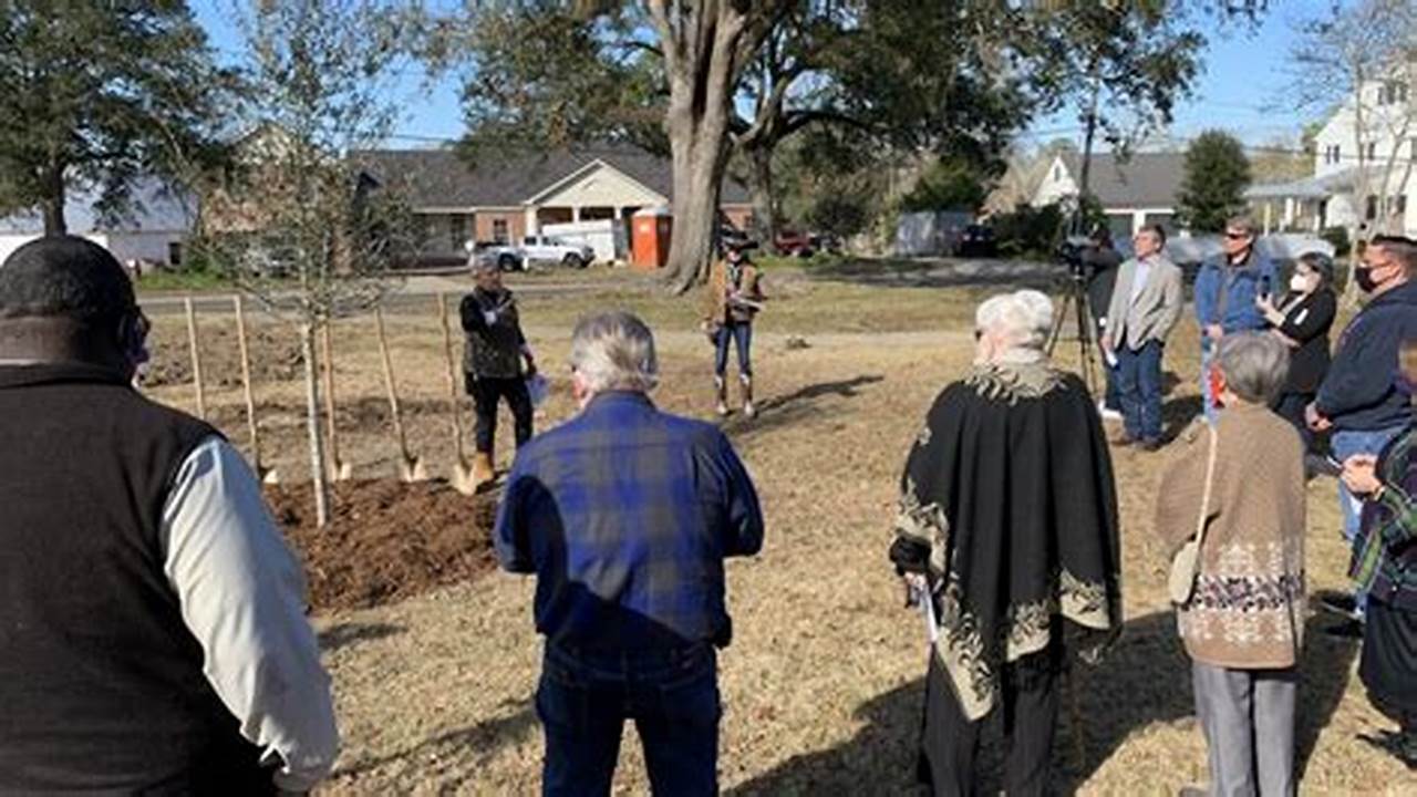 Members Of The Lafayette Garden Club Were Joined By Area Officials At Mouton Park For A Tree Planting Ceremony And A Proclamation., 2024
