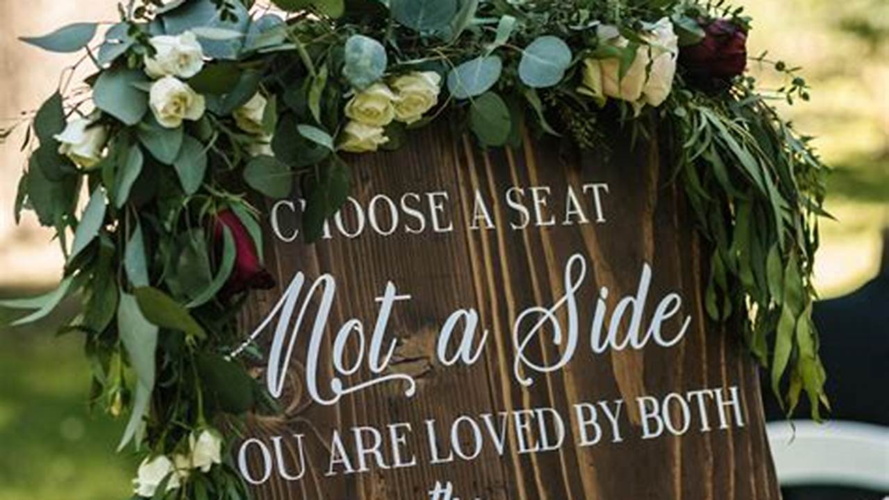 Memorable, Wedding Ceremony Sign