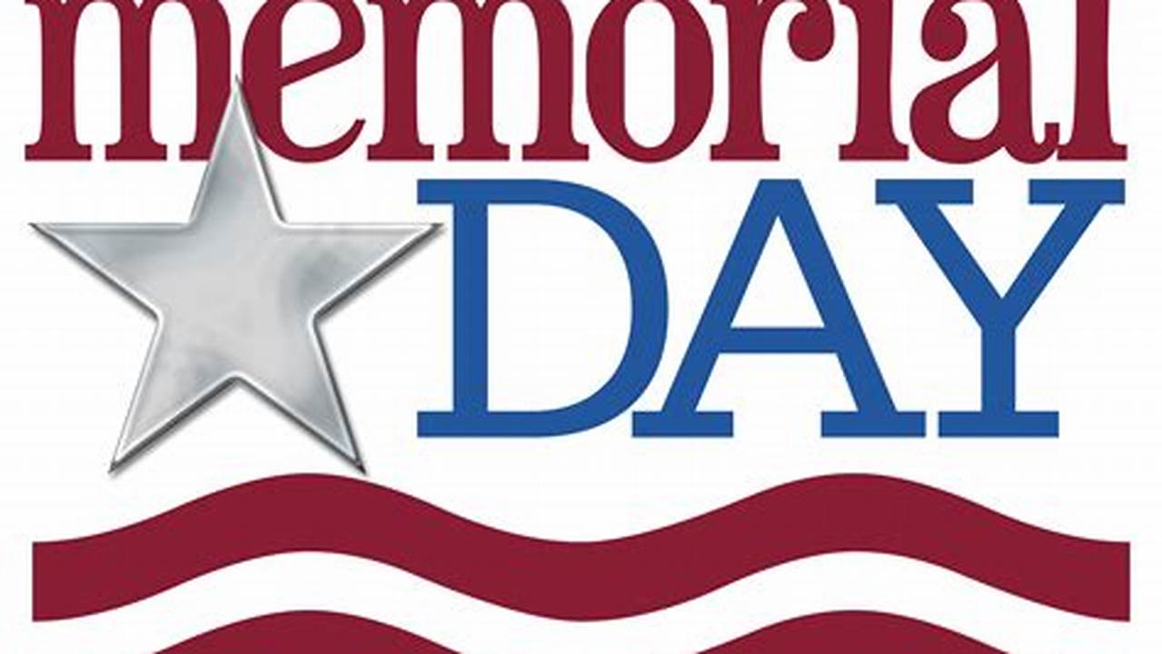 Memorial Day 2024 Images Clipart