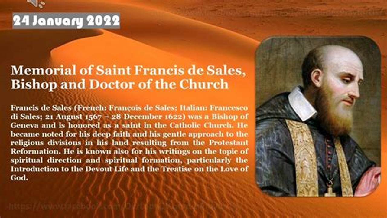 Memorial Of Saint Francis De., 2024