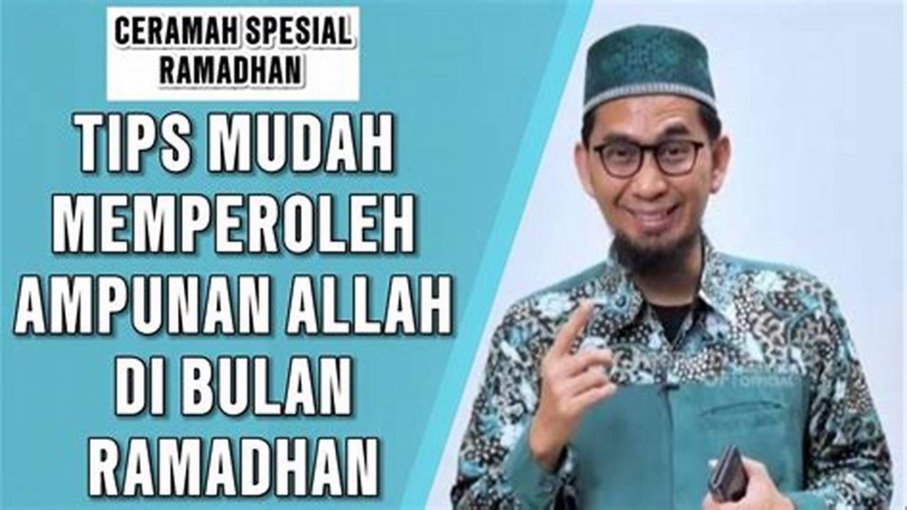 Memperoleh Ampunan Dari Allah, Ramadhan