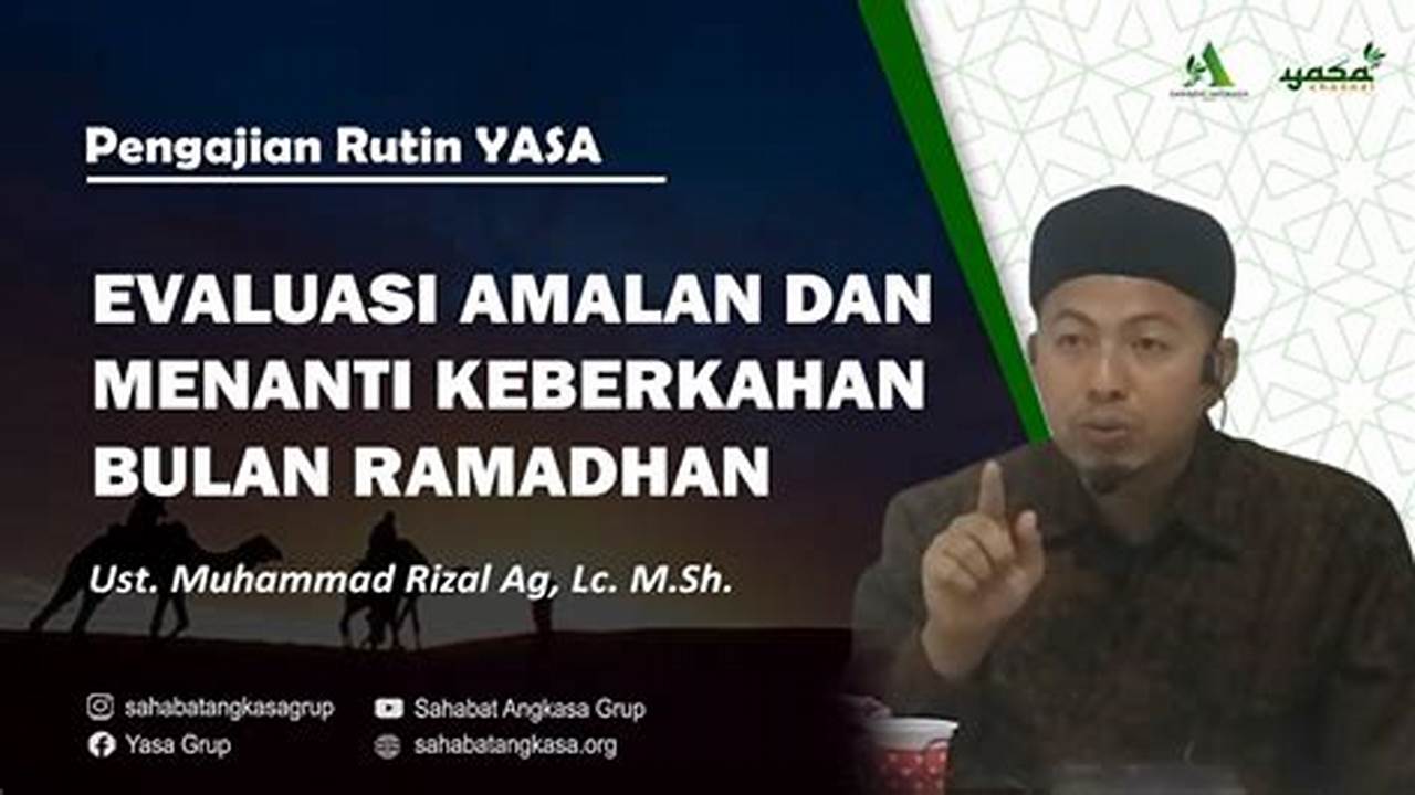 Menanti Keberkahan, Ramadhan