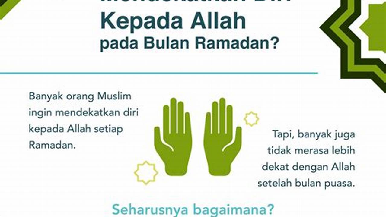 Mendekatkan Diri Kepada Allah, Ramadhan