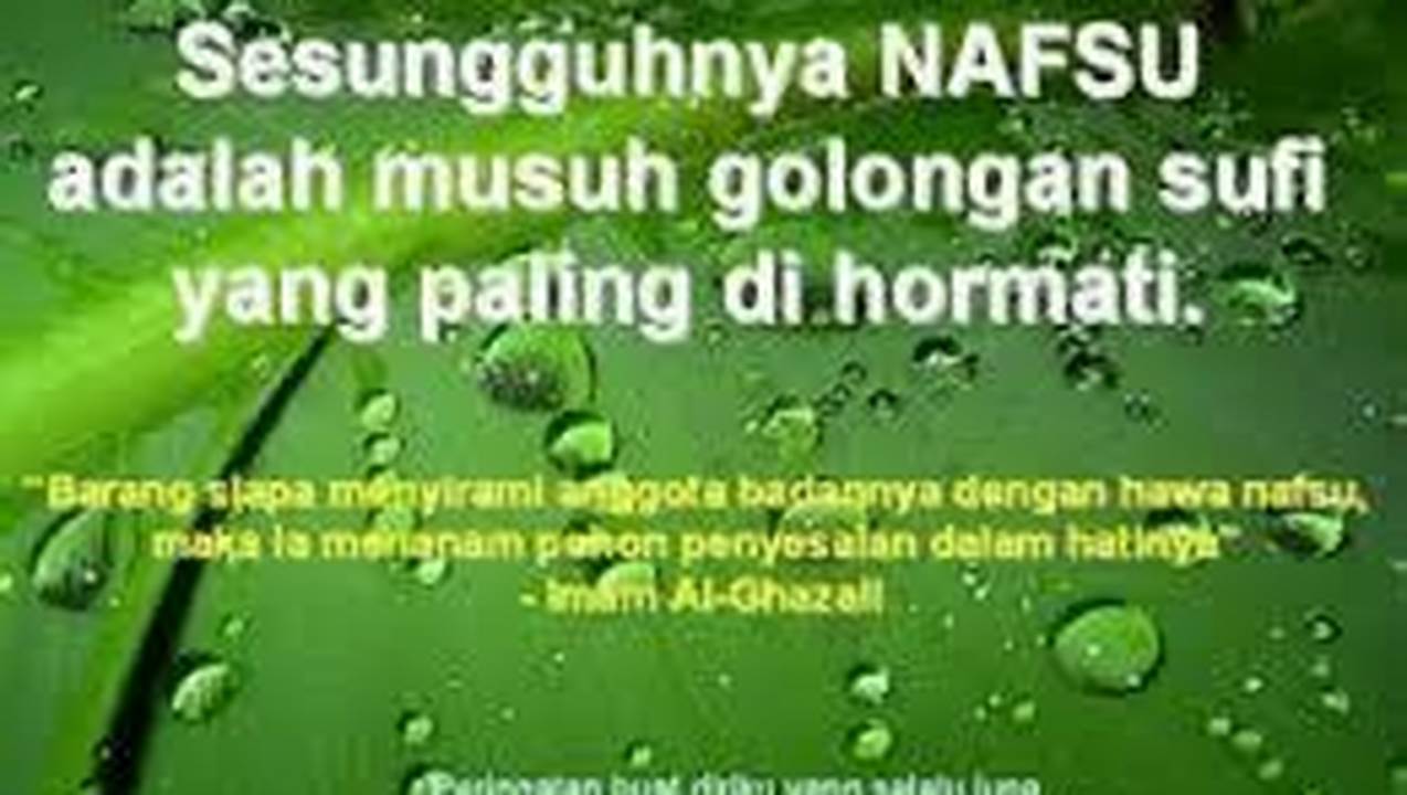 Mengendalikan Hawa Nafsu, Manfaat