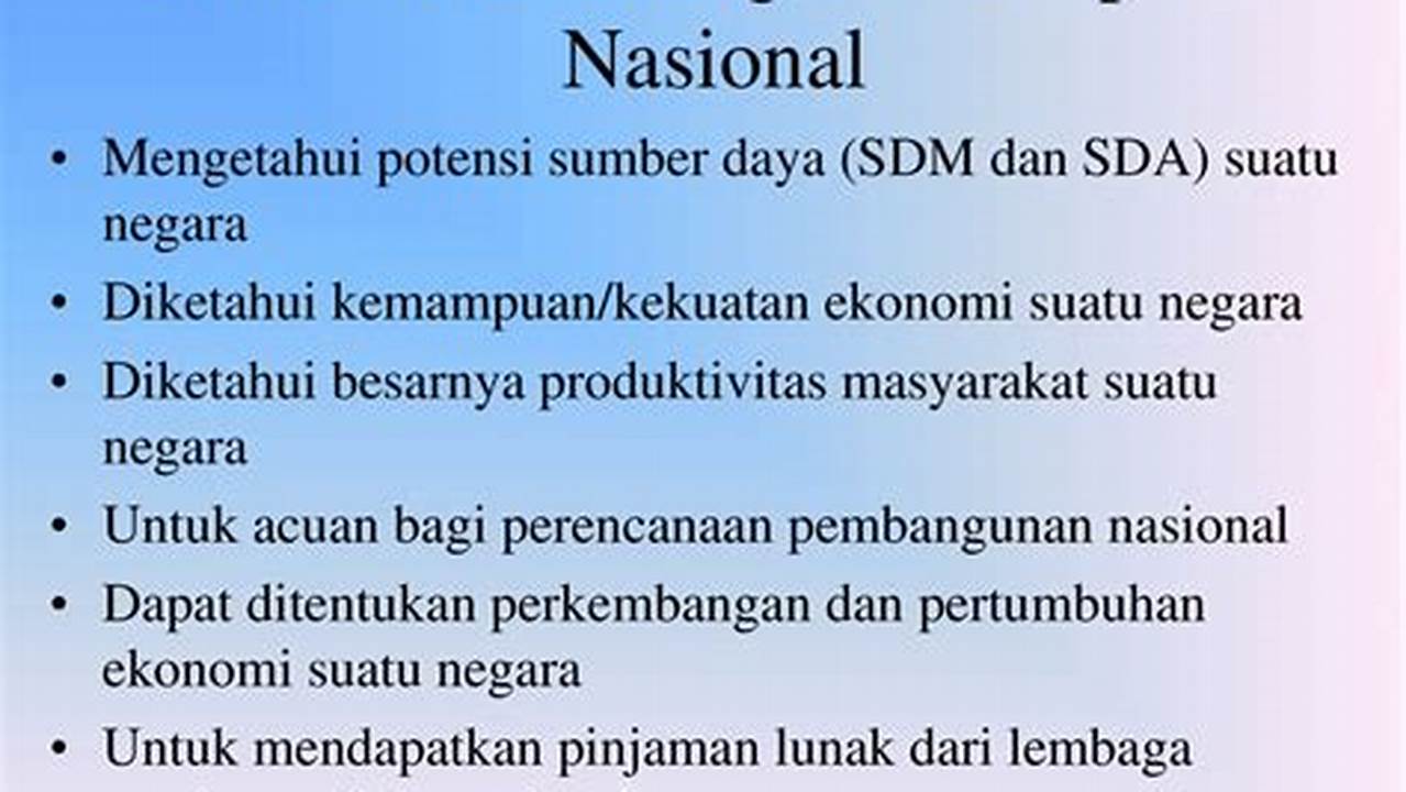 Mengetahui Potensi Ekonomi Suatu Negara, Manfaat