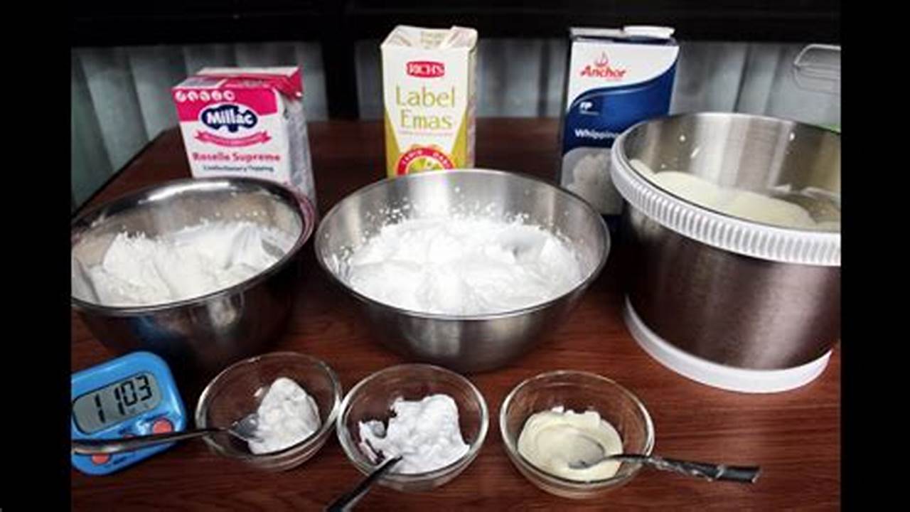 Menggunakan Whipping Cream Cair, Resep6-10k