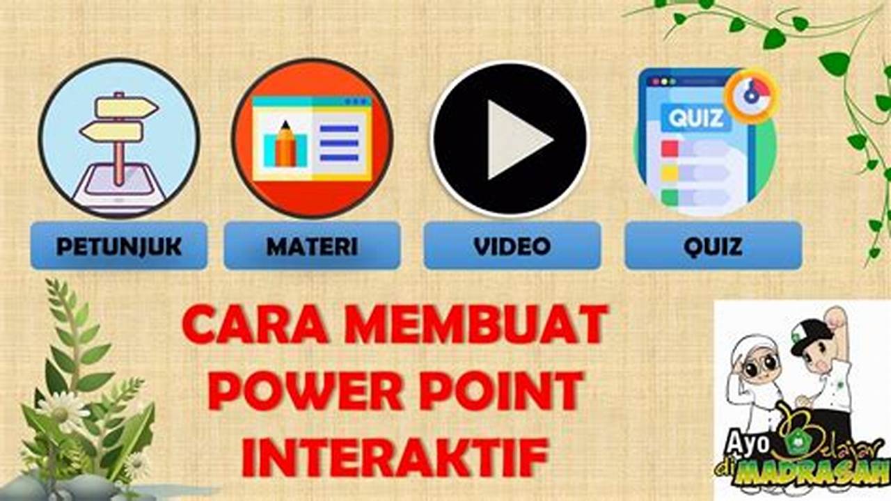 Menjadi Sarana Pembelajaran Yang Interaktif Dan Menyenangkan, Tutorial