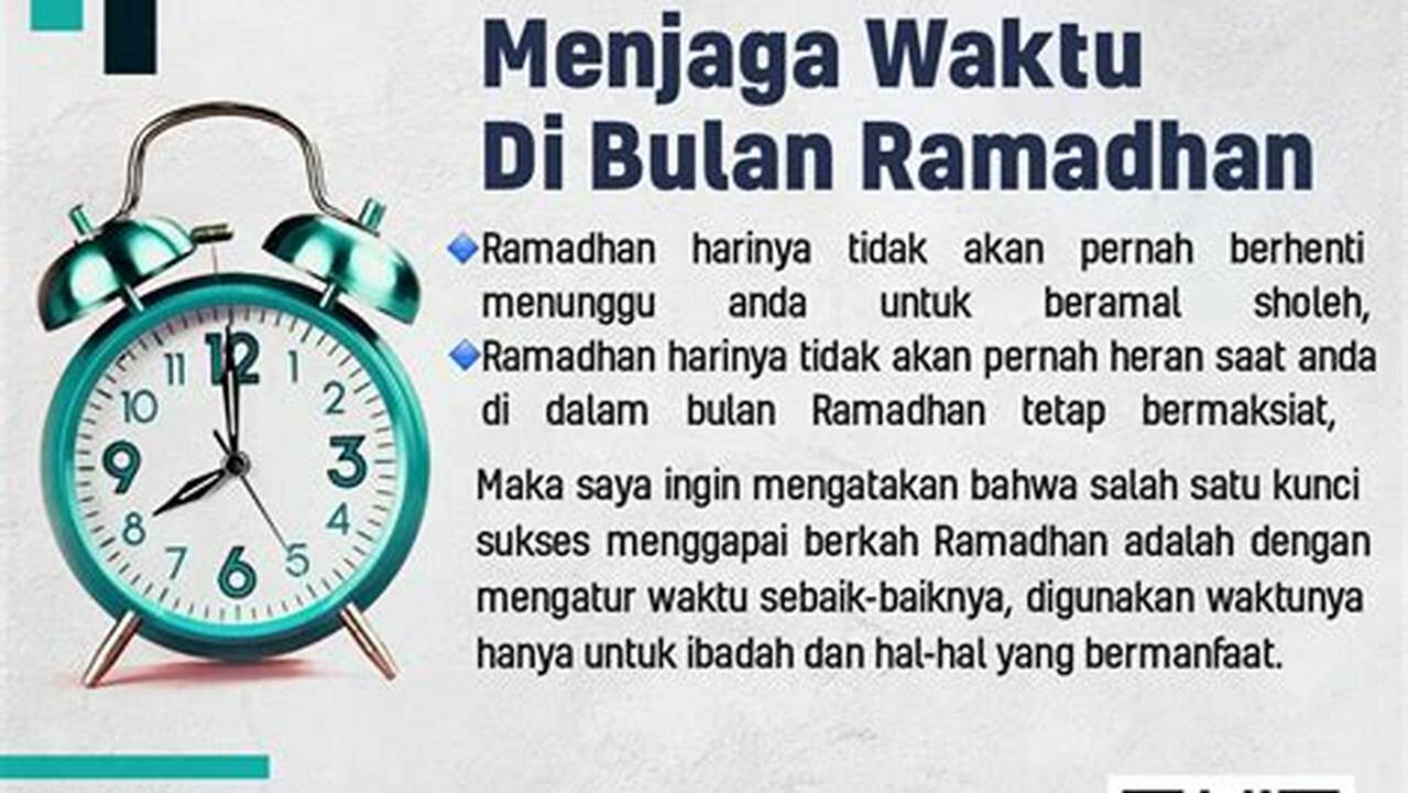 Menjaga Keutuhan Pesan, Ramadhan