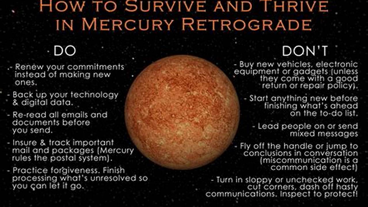 Mercury Retrograde 2024 Shadow Period