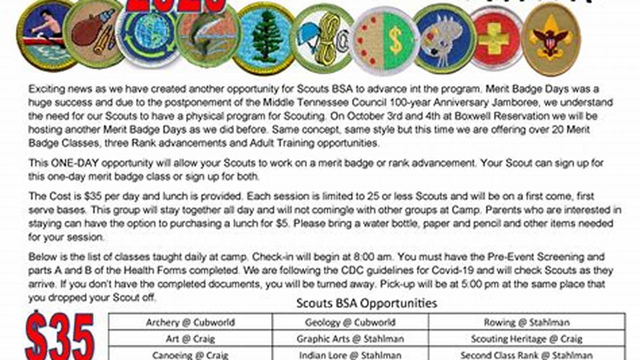 Merit Badge Day 2024 Los Angeles County