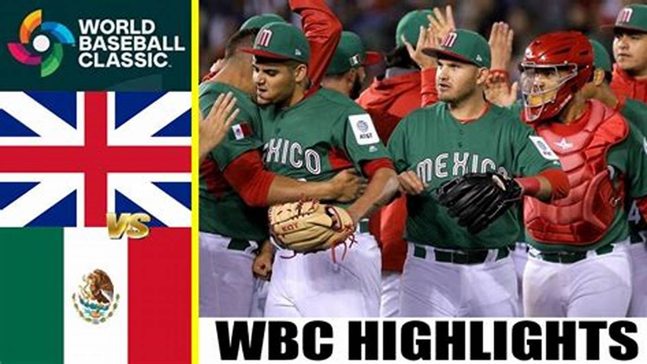 Mexico Vs Great Britain Baseball 2024