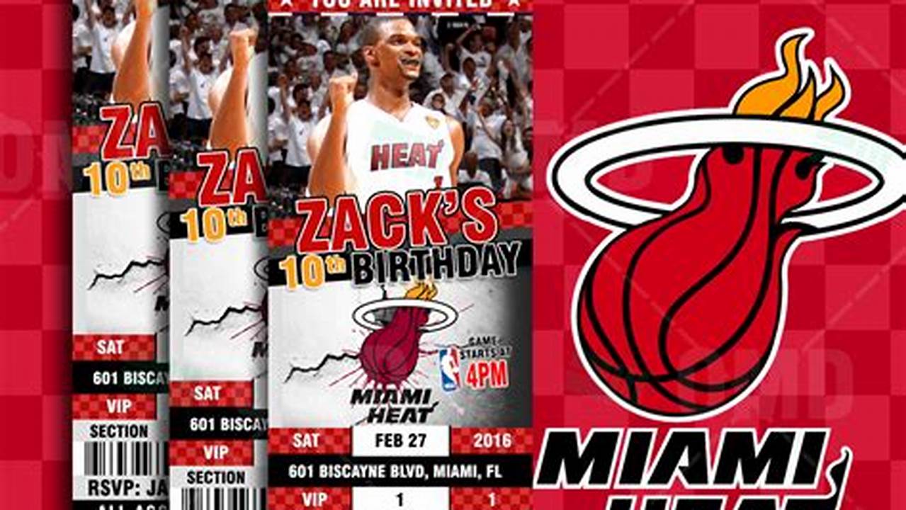 Miami Heat 2024 Season Tickets