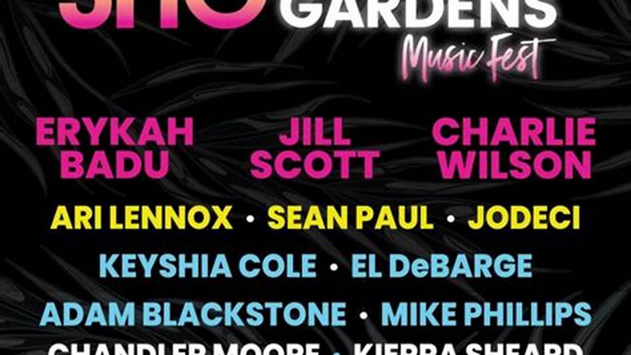 Miami Jazz In The Gardens 2024 Lineup