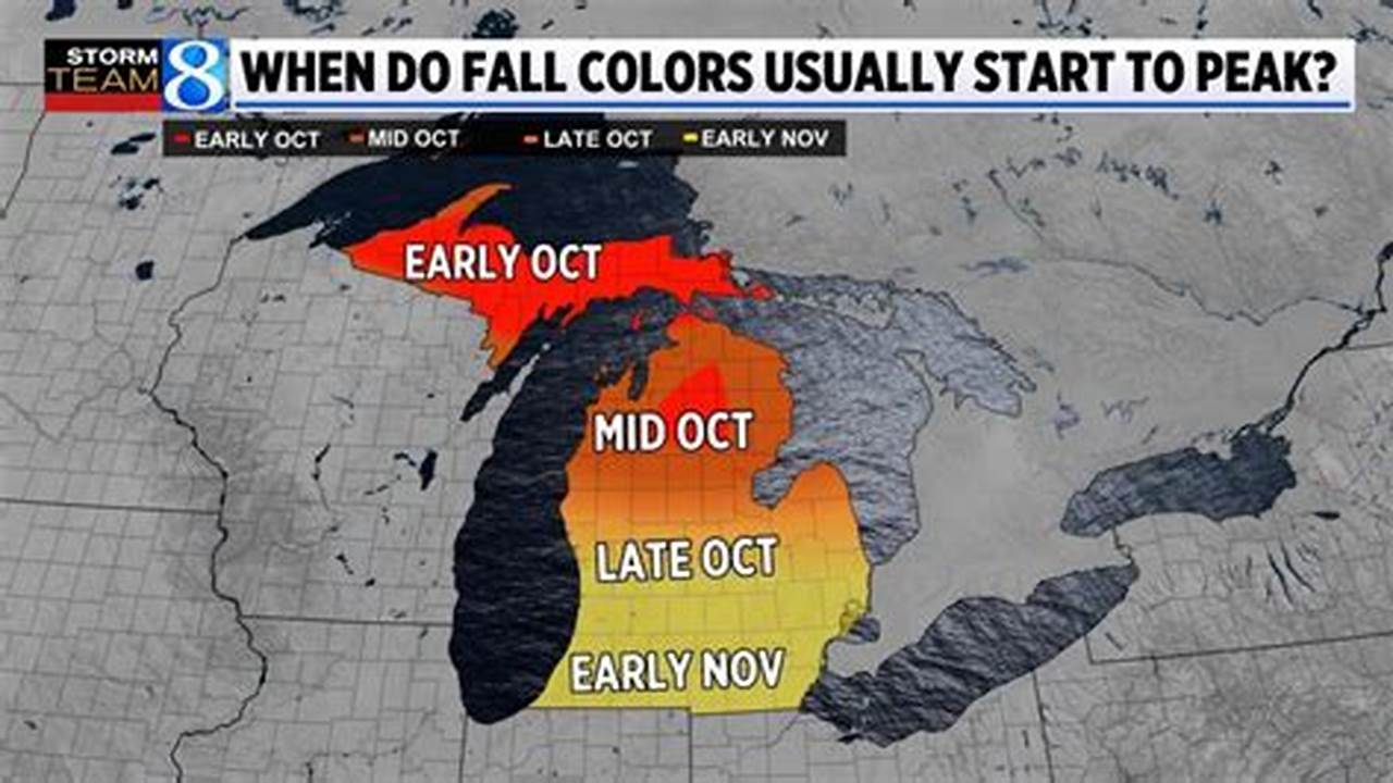 Michigan Fall Colors 2024 Map