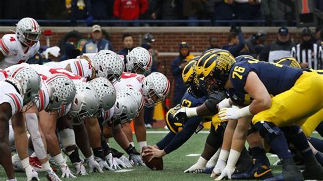 Michigan V Ohio State 2024