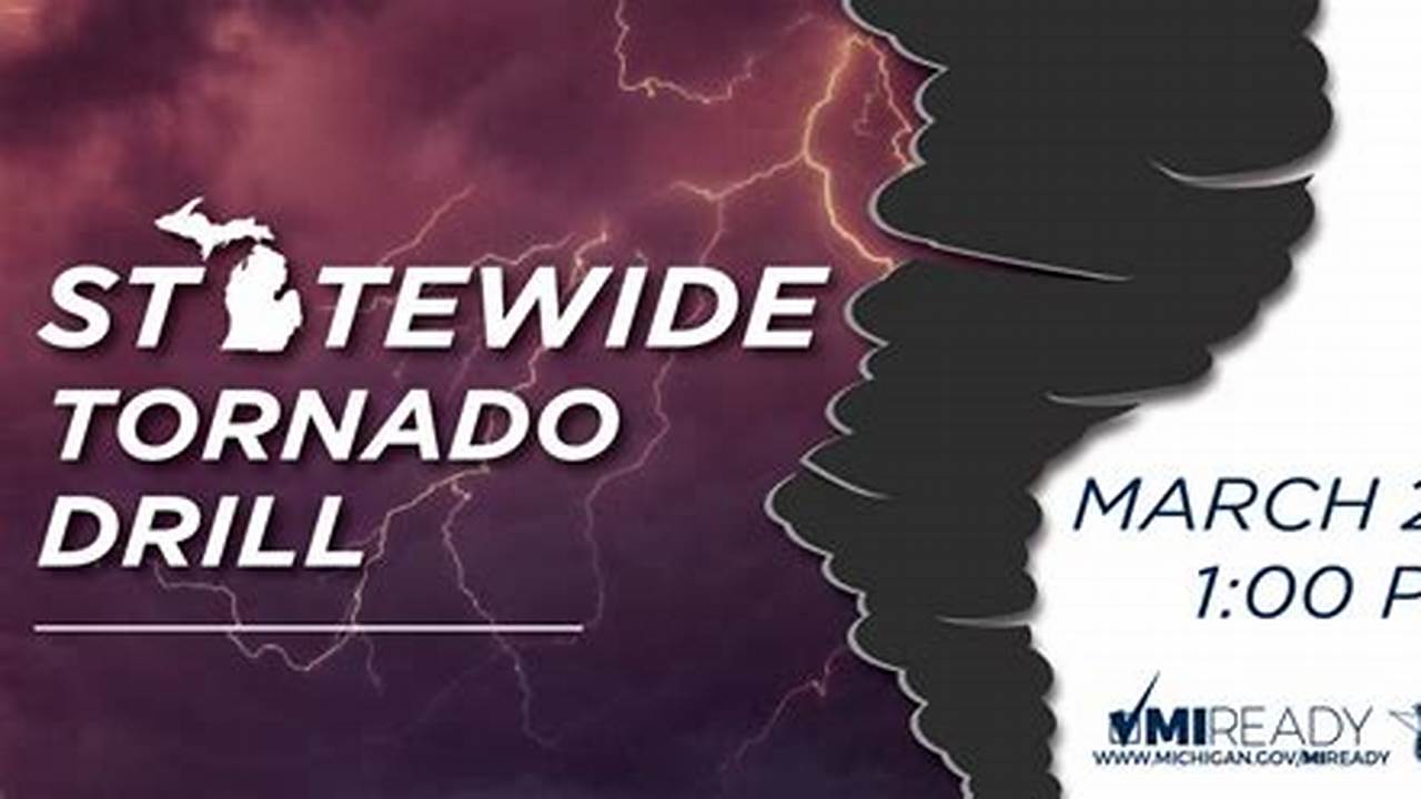 Michigan Will See A Statewide Tornado Drill At 1 P.m., 2024
