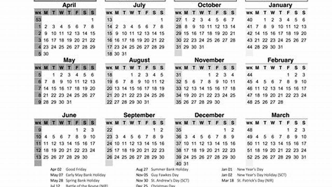 Micron Fiscal Year Calendar