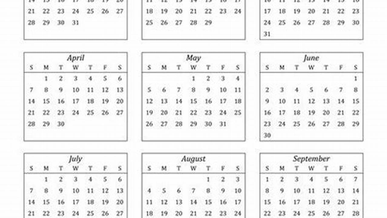 Microsoft Printable Calendar 2024