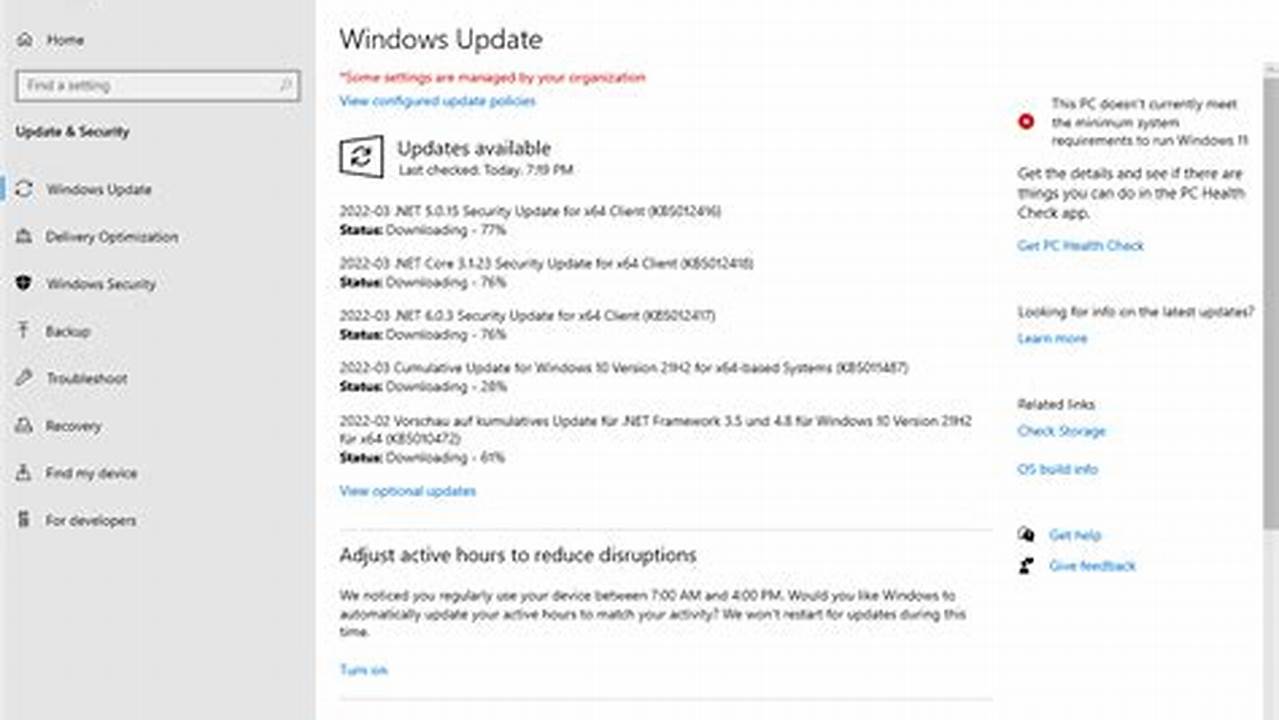 Microsoft Windows Security Update For March 2024