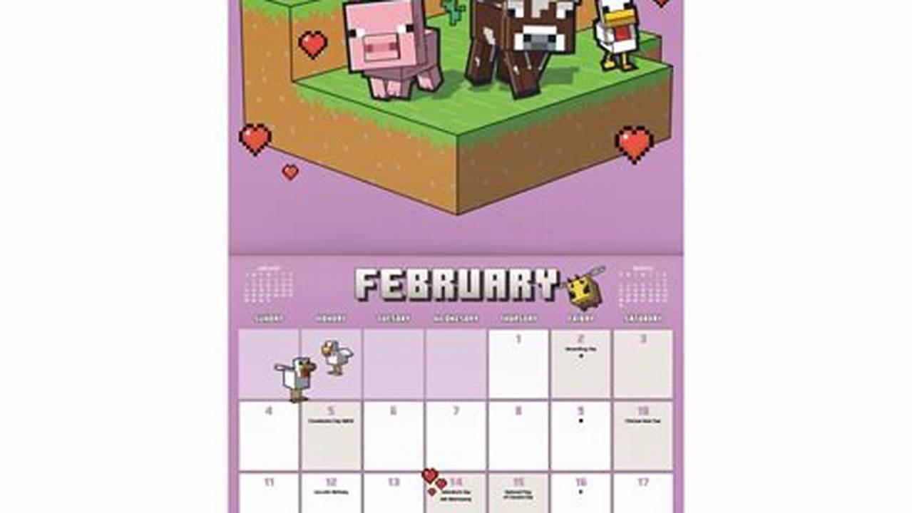 Minecraft 2024 Calendar 2024 Calendar
