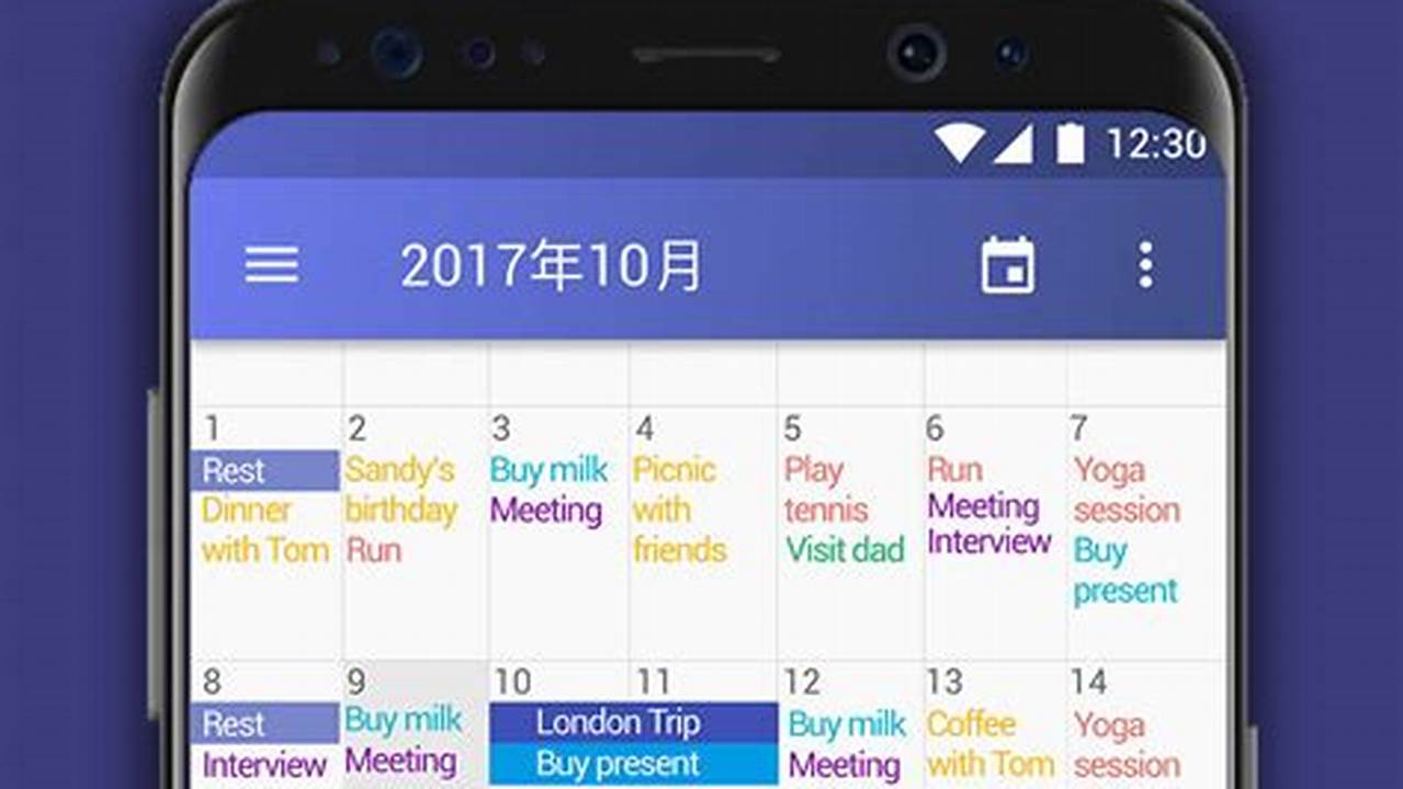 Mini Calendar App