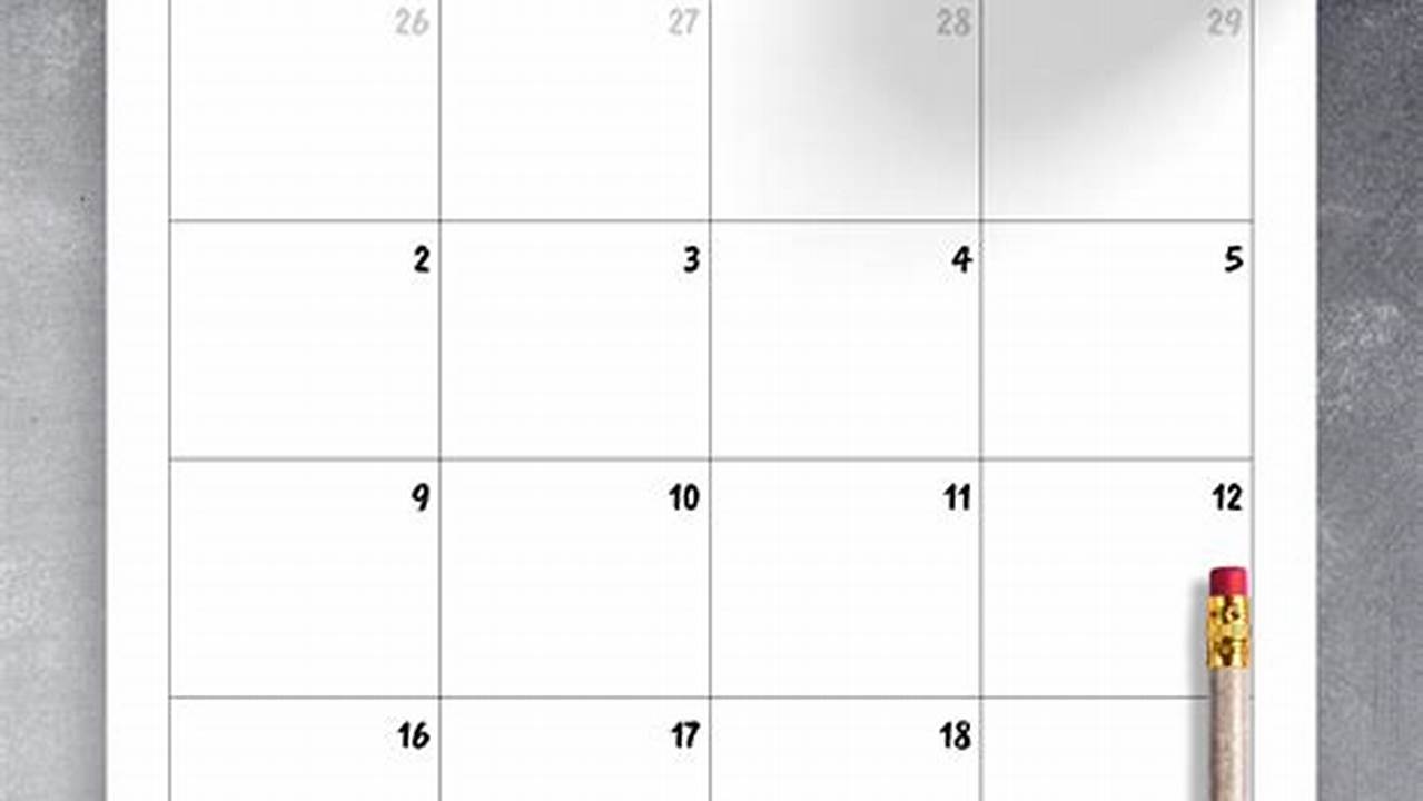 Unleash Organization Magic: Discover the Power of Minimalist Calendar Templates