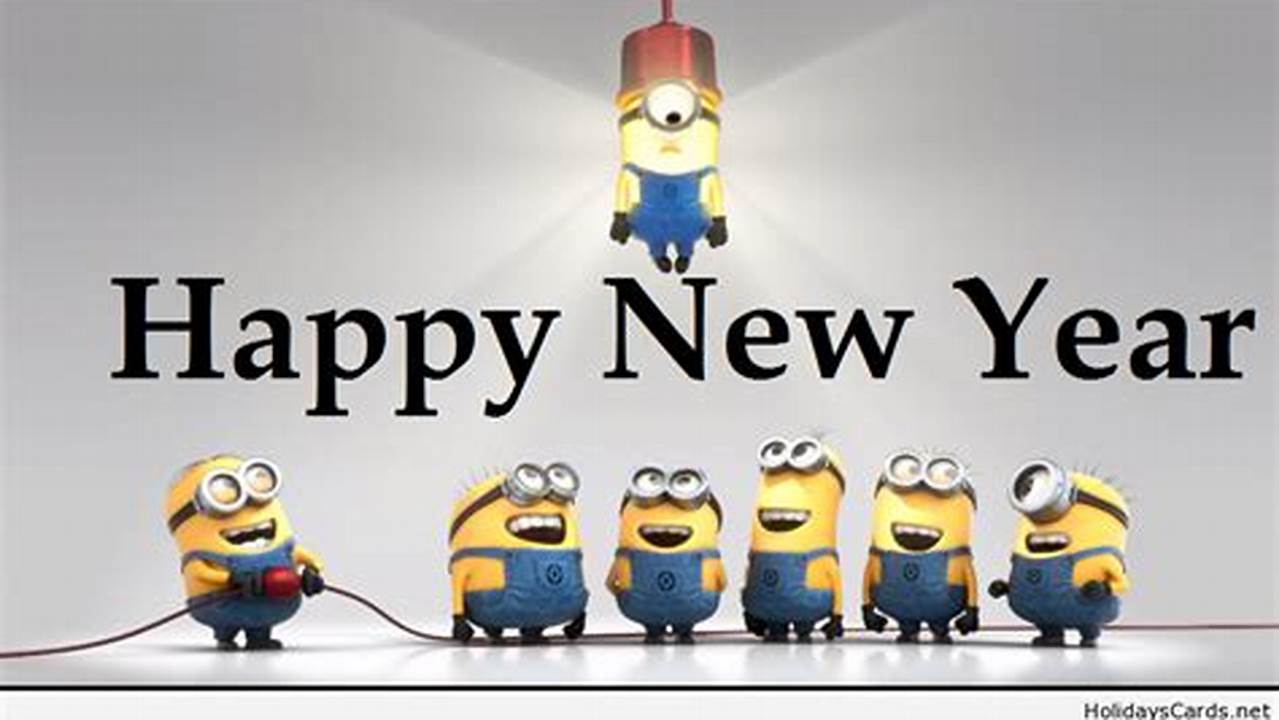 Minion Happy New Year 2024