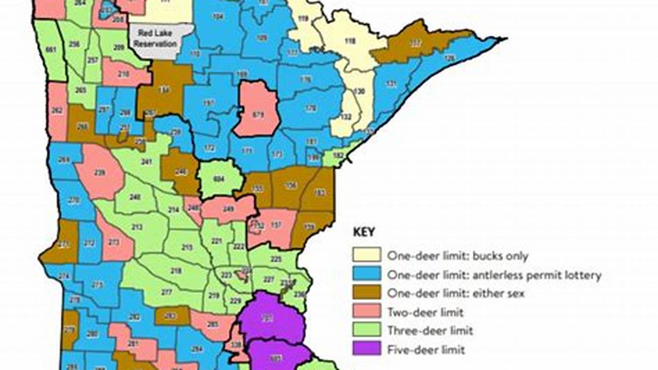 Minnesota Deer Hunting Zone Map 2024