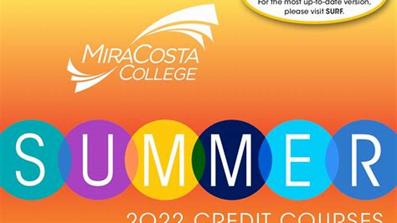 Mira Costa College Summer 2024
