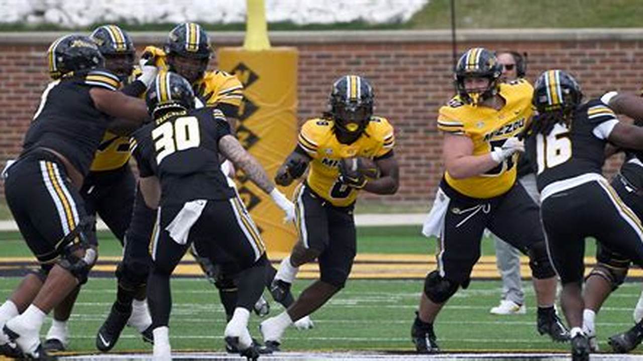 Mizzou Offensive And Defensive Lines Showcase Talent In Black &amp;Amp; Gold Spring Game, 2024