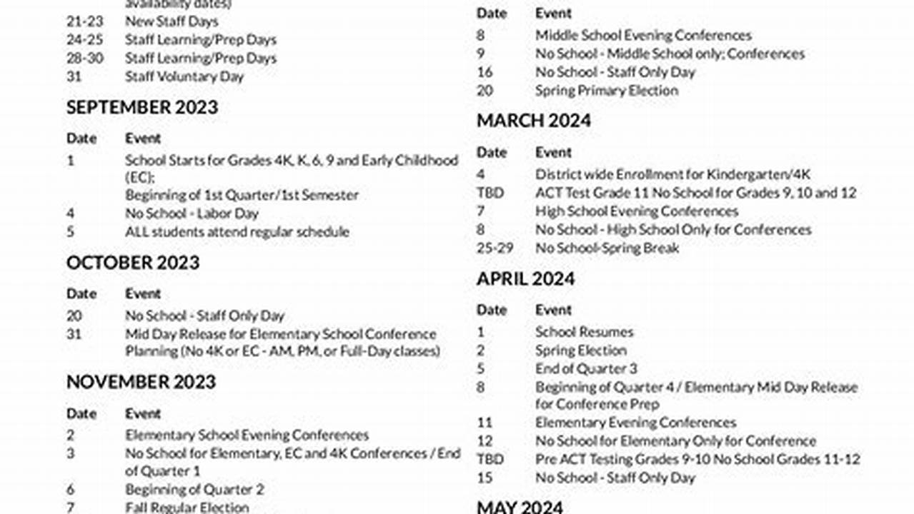 Mmsd School Calendar 2024-24