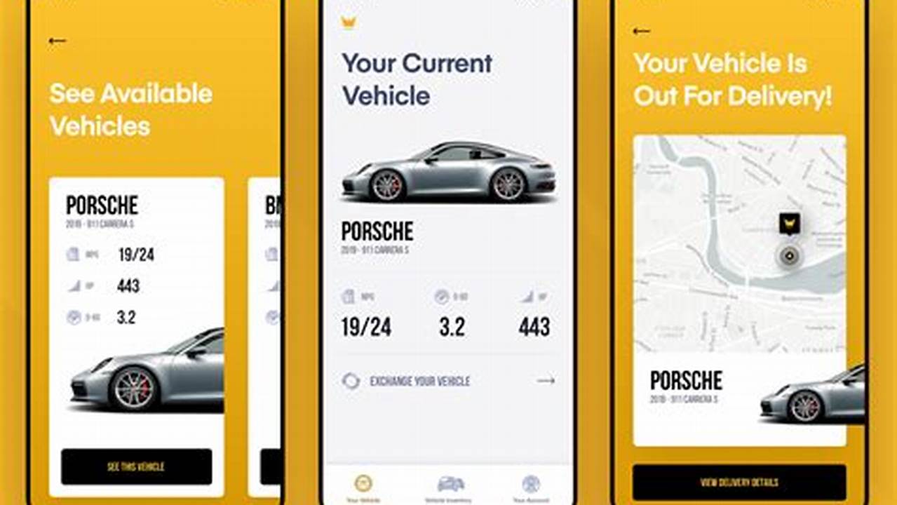 Mobile App, Cars