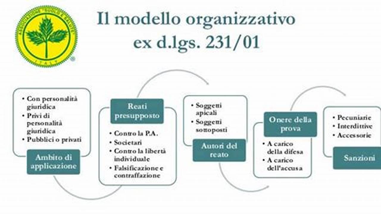 Modello Organizzativo E Gestionale Ex D Lgs 231 01