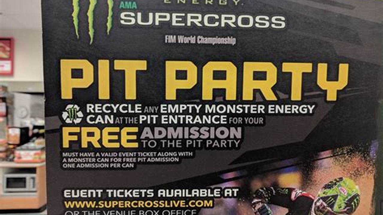 Monster Energy Supercross Pit Pass 2024