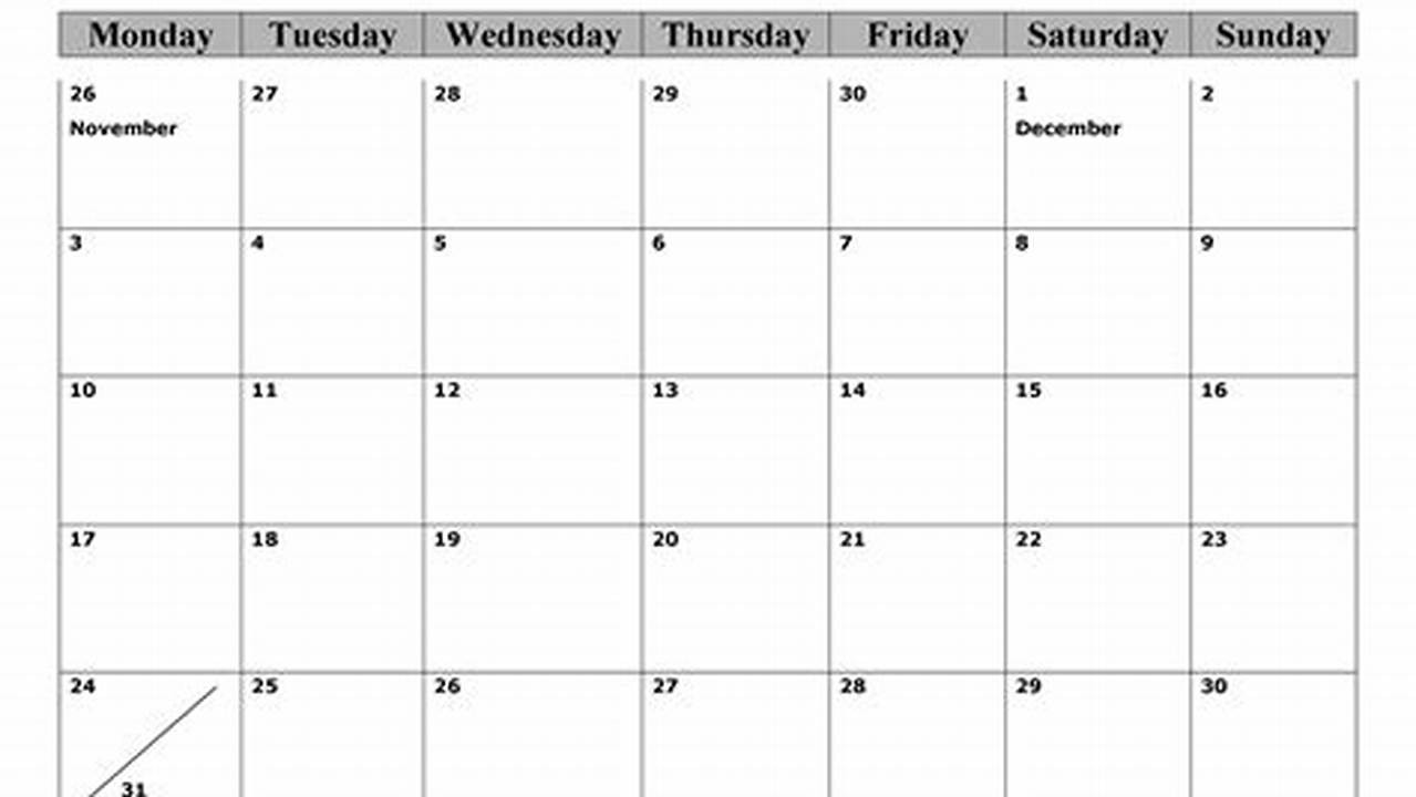 Monthly Appointment Calendar 2024