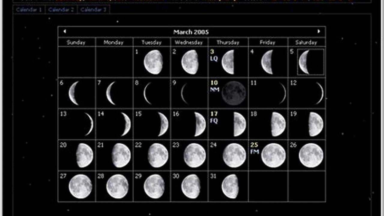 Moon Connection Calendar