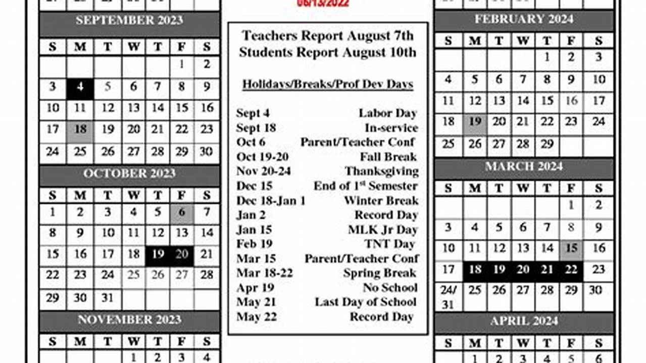 Moore Public Schools Calendar 2024