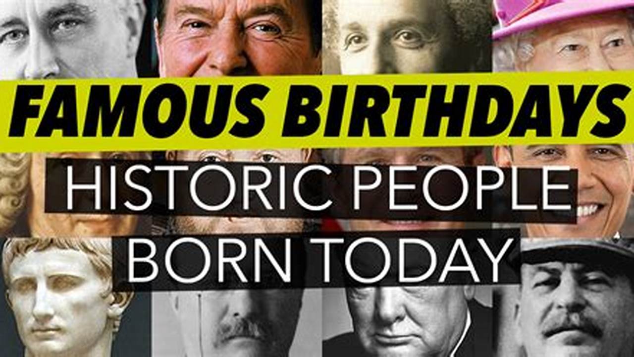 More Events And Birthdays On This Day In History., 2024